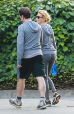 ELIZABETH BANKS Out Hiking in Los Angeles 05/07/2015