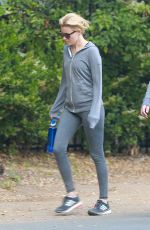 ELIZABETH BANKS Out Hiking in Los Angeles 05/07/2015