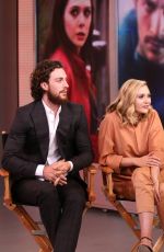 ELIZABETH OLSEN at Good Morning America in New York 05/01/2015