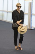 ELIZABETH OLSEN at JFK Airport in New York 04/29/2015