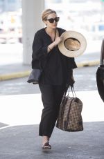ELIZABETH OLSEN at JFK Airport in New York 04/29/2015