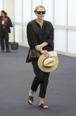 ELIZABETH OLSEN at JFK Airport in New York 04/29/2015