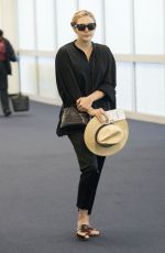 ELIZABETH OLSEN at JFK Airport in New York 04/29/2015