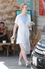 ELLE FANNING Out and About in Los Angeles 05/03/2015