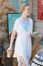 ELLE FANNING Out and About in Los Angeles 05/03/2015