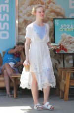 ELLE FANNING Out and About in Los Angeles 05/03/2015