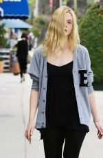ELLE FANNING Out and About in Studio City 05/22/2015