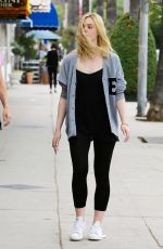 ELLE FANNING Out and About in Studio City 05/22/2015