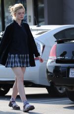 ELLE FANNING Out Shopping in Los Angeles 05/21/2015