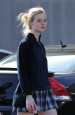 ELLE FANNING Out Shopping in Los Angeles 05/21/2015