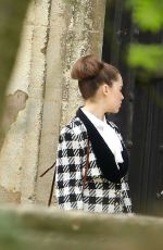 EMILIA CLARKE on the Set of Me Before You in Oxford 04/26/2015
