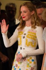 EMILY BLUNT at Sicario Press Conference at Cannes Film Festival