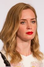 EMILY BLUNT at Sicario Press Conference at Cannes Film Festival