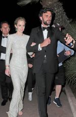 EMILY BLUNT Leaves Sicario Party in Cannes