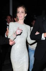 EMILY BLUNT Leaves Sicario Party in Cannes