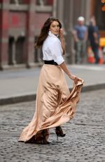 EMILY DIDONATO on the Set of Maybelline Commercial in New York 05/11/2015