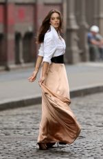 EMILY DIDONATO on the Set of Maybelline Commercial in New York 05/11/2015
