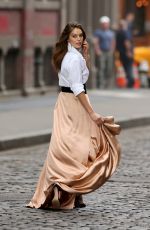 EMILY DIDONATO on the Set of Maybelline Commercial in New York 05/11/2015