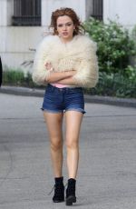 EMILY MEADE on the Set of Nerve Movie in New York 05/20/2015