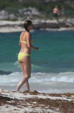 EMILY VANCAMP in Bikini at a Beach in Cancun 04/17/2015