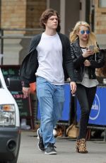 EMMA ROBERTS and Evan Peters Out for Coffee in New York 05/06/2015