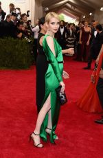 EMMA ROBERTS at MET Gala 2015 in New York