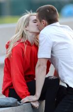 EMMA ROBERTS on the Set of Nerve 01/05/2015