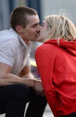EMMA ROBERTS on the Set of Nerve 01/05/2015