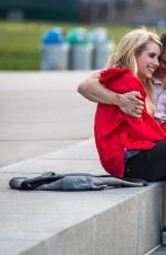 EMMA ROBERTS on the Set of Nerve 01/05/2015