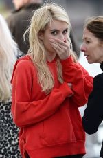 EMMA ROBERTS on the Set of Nerve 01/05/2015