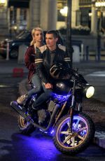 EMMA ROBERTS on the Set of Nerve in New York 05/20/2015