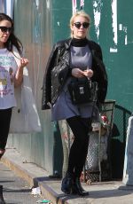 EMMA ROBERTS Out and About in New York 04/30/2015