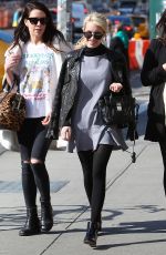 EMMA ROBERTS Out and About in New York 04/30/2015