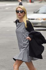 EMMA ROBERTS Out and About in Tribeca 05/10/2015