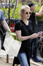 EMMA ROBERTS Out Shopping in New York 05/05/2015