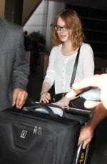 EMMA STONE Arrives at Los Angeles International Airport 05/18/2015