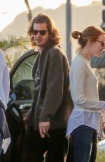 EMMA STONE at a Gas Station in Los Angeles 05/27/2015