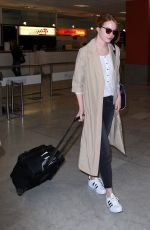 EMMA STONE at Airport in Nice 05/16/2015