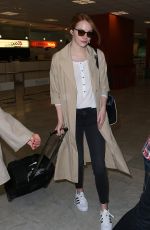 EMMA STONE at Airport in Nice 05/16/2015