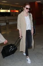 EMMA STONE at Airport in Nice 05/16/2015