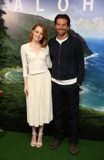 EMMA STONE at Aloha Screening in London