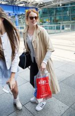 EMMA STONE at Heathrow Airport in London 05/16/2015
