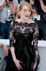 EMMA STONE at Irrational Man Photocall in Cannes