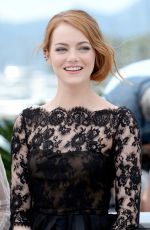 EMMA STONE at Irrational Man Photocall in Cannes
