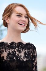 EMMA STONE at Irrational Man Photocall in Cannes
