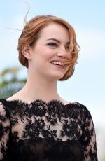 EMMA STONE at Irrational Man Photocall in Cannes