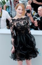 EMMA STONE at Irrational Man Photocall in Cannes