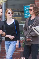 EMMA STONE Leaves Cafe Gratitude in Venice 05/25/2015