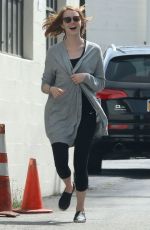 EMMA STONE Leaves The Jonathan and George Salon in Beverly Hills 05/26/2015