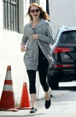 EMMA STONE Leaves The Jonathan and George Salon in Beverly Hills 05/26/2015